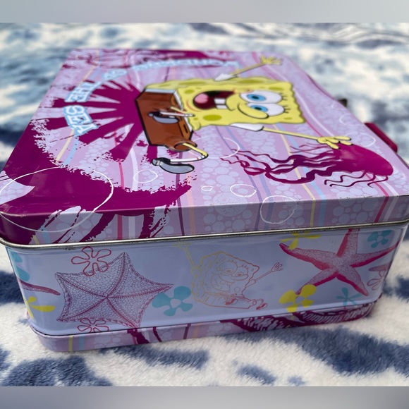2011 SpongeBob Squarepants & Patrick Collectable Wonder Of The Sea Tin Lunch Box - Picture 6 of 11